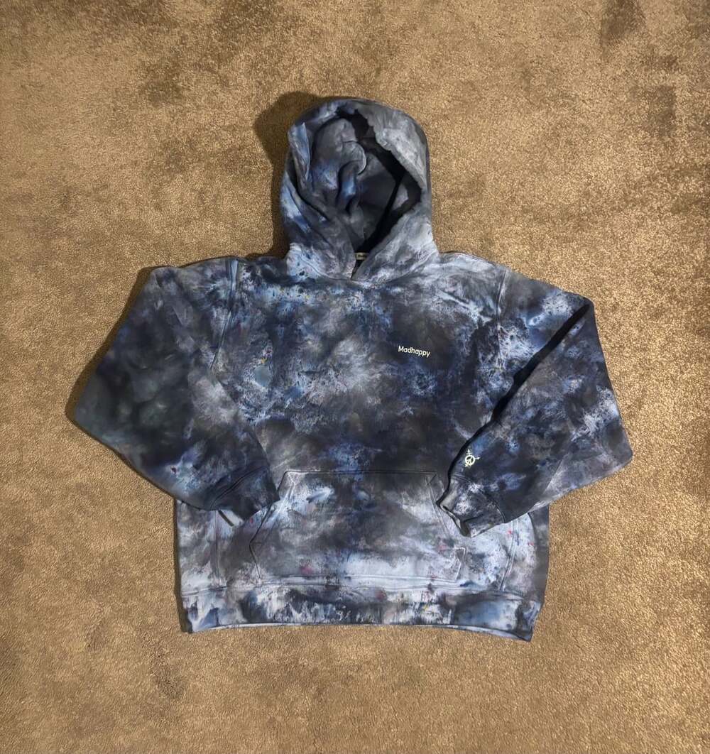 Madhappy Fluctuations Of Female Hormones Tie Dye Hoodie Sweatshirt Womens Size M